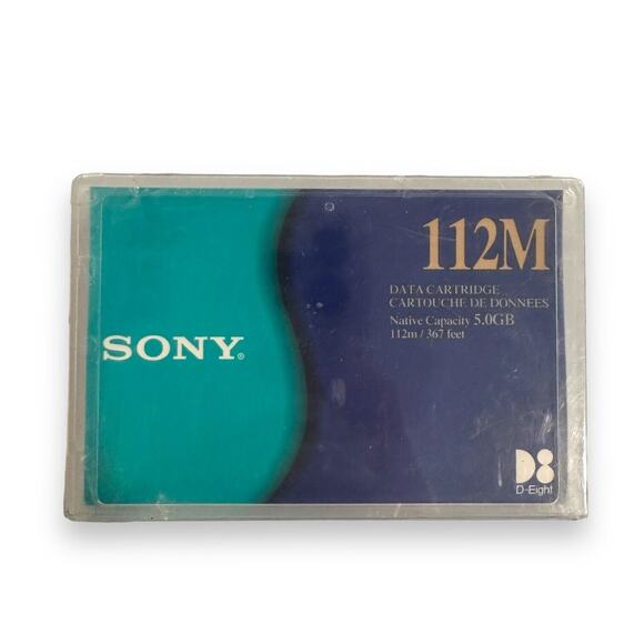 SONY Data Tape Cartridges QG112M 5.0GB 112M New Factory Sealed Lot of 3 - Picture 4 of 8